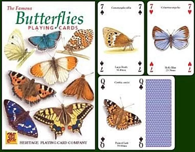 Butterflies set of 52 playing cards + jokers (hpc)