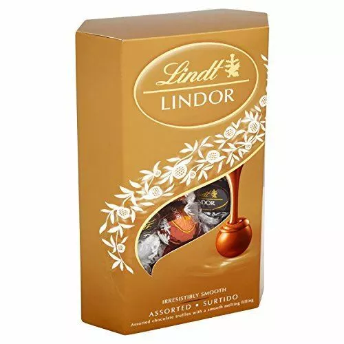 Lindor Lindt Assorted Chocolate Cornet 337 G