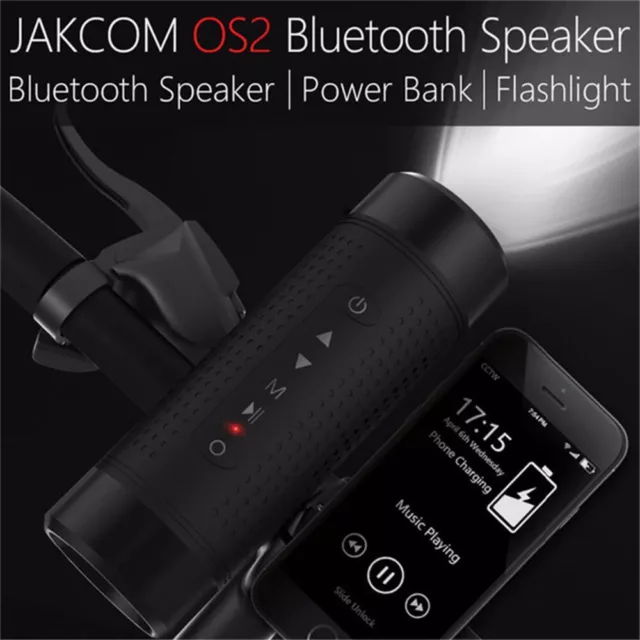 Bicycle Portable Bluetooth Speaker Bike Mount LED FlashLight 5200mAh Power Bank