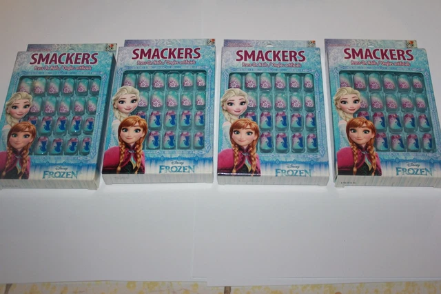 Smackers Disney Frozen Press on nails 24 count Lot Of 4 In Box