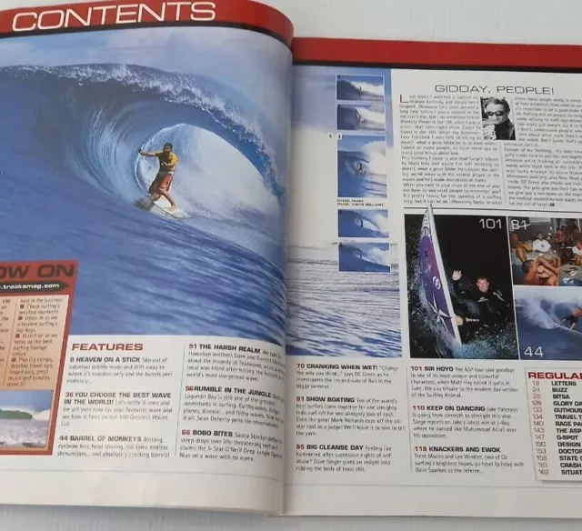 Tracks Surfing Magazine 2000,02, 03, 08 Books Surfers Bible 4 Bulk Bundle lot 3