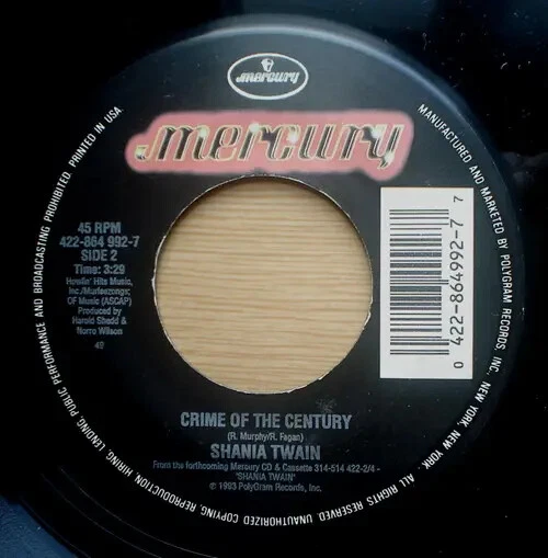 SHANIA TWAIN WHAT Made You Say That Vinyl Single 7inch Mercury EUR 12 Shania twain what made you say that vinyl single 7inch mercury eur 12