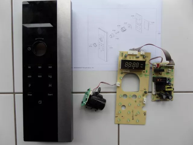 Reglereinheit / Steuerungsmodul / Bedienmodul für Microwelle Neff HLAWD53N0/02