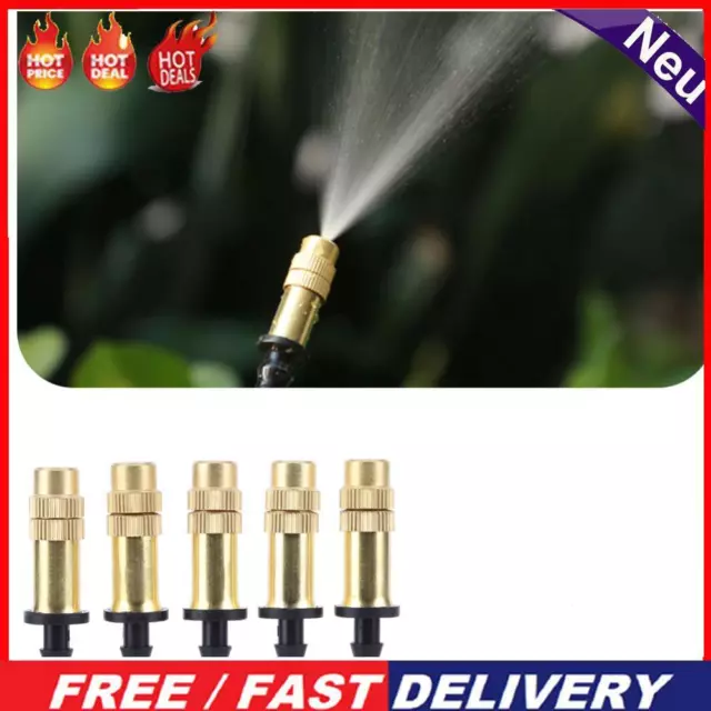 5pcs Atomization Nozzle Adjustable Misting Nozzle for Garden Lawn (B)