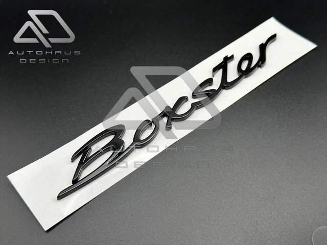 FOR BOXSTER LETTERS Badge Rear Emblem Bootlid Gloss Black £35.00 ...
