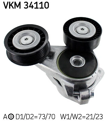 Poulie-tendeur courroie SKF VKM 34110 pour FORD