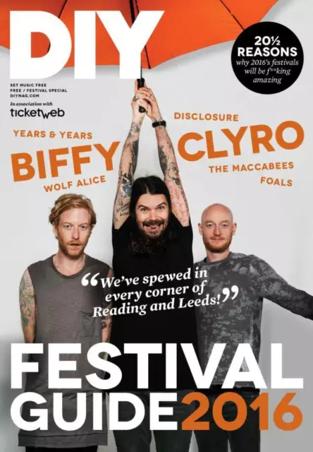 DIY Music Magazine Festival Special BIFFY CLYRO Years & Years Wolf Alice Foals