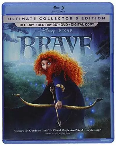 Brave (Five-Disc Ultimate Collector's Edition: Blu-ray 3D / Blu-ray  - VERY GOOD