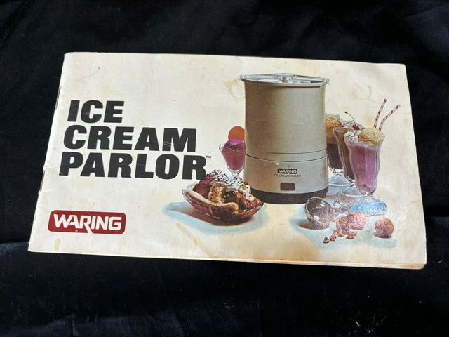 RARE WARING HOMEMADE Ice Cream Parlor Maker And Citrus Juicer Machine Mod 11CF29 40.99 PicClick