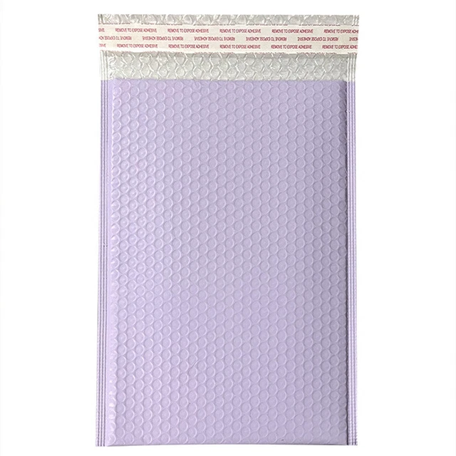10pcs 13*18cm Purple Bubble Mailers Shipping Mailing Padded Bags Self Seal