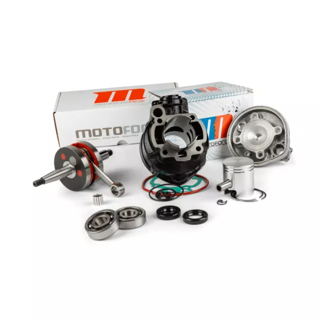 Kit Motoforce Racing Gruppo Termico Albero Motore 70 Cc Ghisa Minarelli Am6