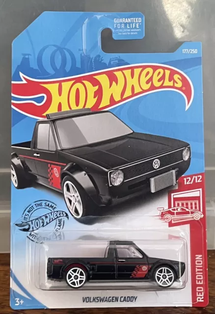 HOT WHEELS VOLKSWAGEN Caddy Red Edition US Exclusive 2019 Die cast