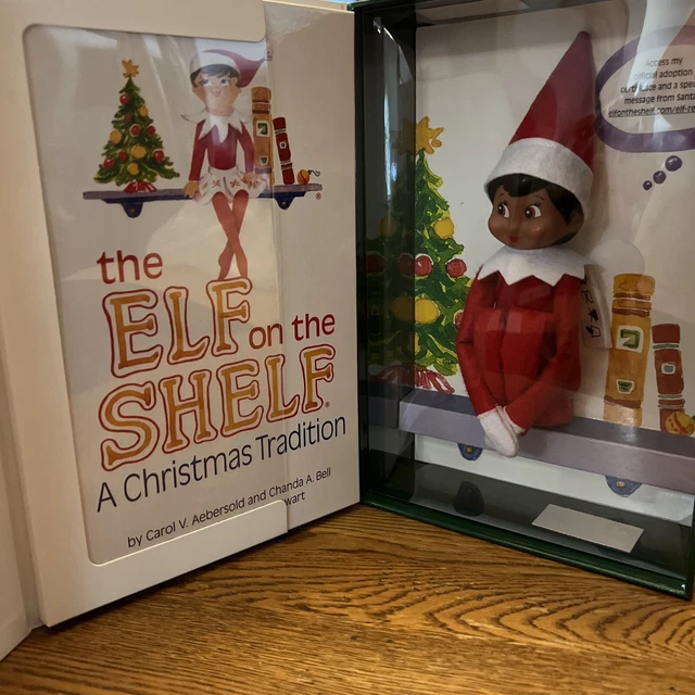 The Elf on the Shelf - a Christmas Tradition : Girl Dark Doll & Book EOTGIRD3