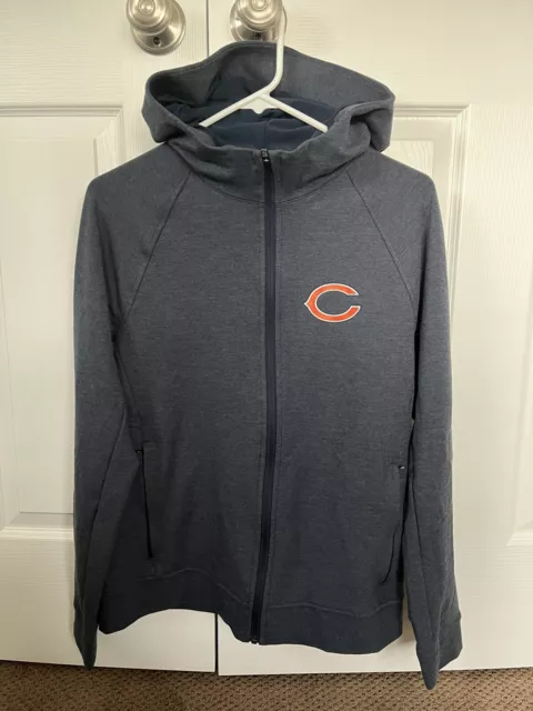 Chicago Bears Official NFL Apparel Zip Up Hoodie By Lululemon- Womens Size M