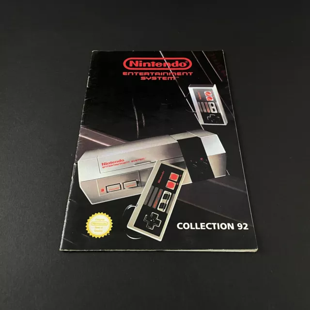 Nintendo NES Depliant publicitaire Collection 92 FRA Trés Bon état