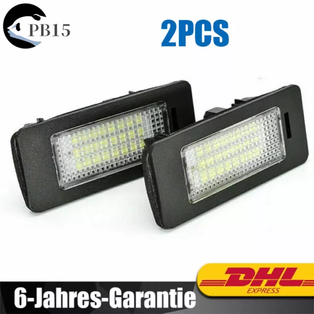 2PCS LED Kennzeichenleuchten Für BMW E81 E82 E90 E91 E92 E93 E60 E61 E39 X1 X5