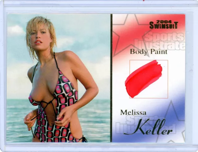 Melissa Keller 2004 Sports Illustrated Si Swimsuit #Bp 6/10 Body Paint Card