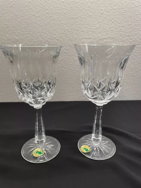 Waterford Ballyshannon Water Wine Goblets Cut Crystal 7 5/8 - Pre-Owned Waterford Ballyshannon Water Wine Goblets Cut Crystal 7 5/8 - Pre-Owned