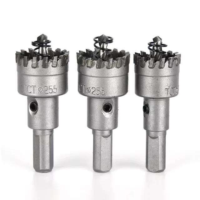 16-32mm Carbide Tip TCT Hole Saw Cutter Drill Bit Set For Steel Metal Alloy