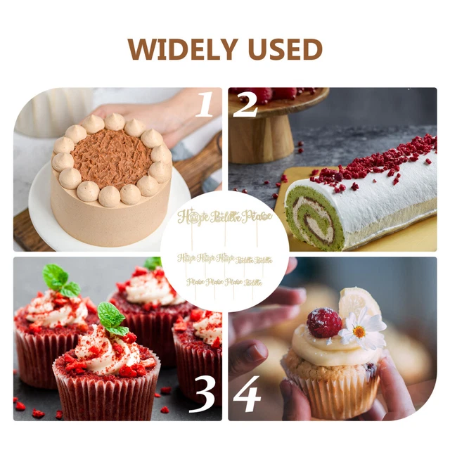 12pcs Nützlich Party Decor Party Favors Dessert Decor Entzückende Kuchen Picks 7