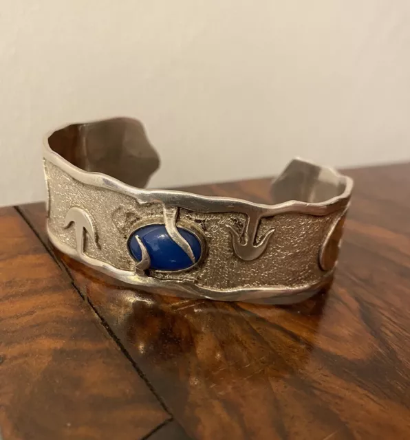 armband silber - silber punziert - Art deco - Biedermeier Schmuck - Lapis