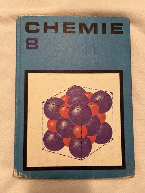 DDR Schulbuch Chemie 8 Klasse 8  Verlag Volk und Wissen Berlin 1969