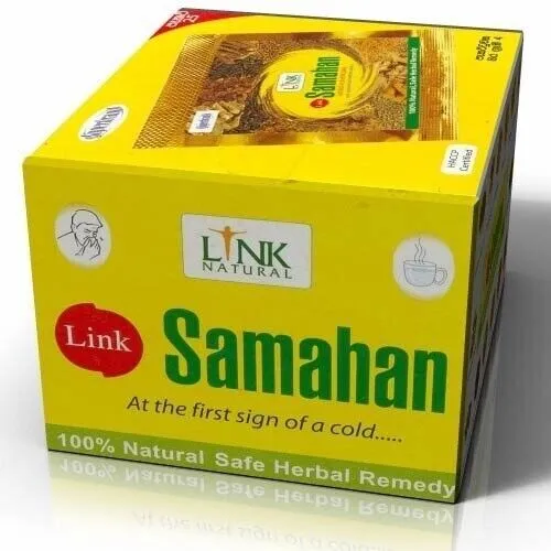 Link Samahan Instant Ayurveda Herbal Tea 100 Sachets Cough & Cold  UK SELLER