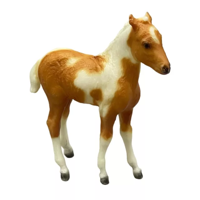 Breyer horse pony foal stormy pinto brown white made in USA plastic 5x5.5" READ