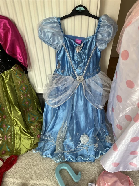 Pacchetto costumi fantasia principessa Disney X 11 età 5-6 + 7-8 accessori 4