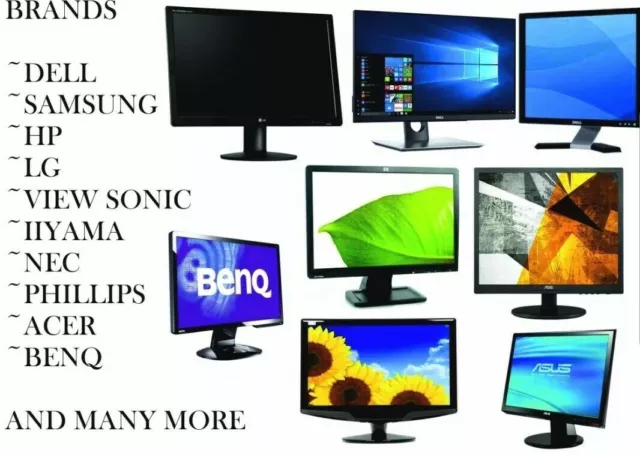 Gemischte Marke billiger 24" Monitor TFT/LED LCD DELL/AOC/HP/LG/Acer usw. VGA/DVI Port