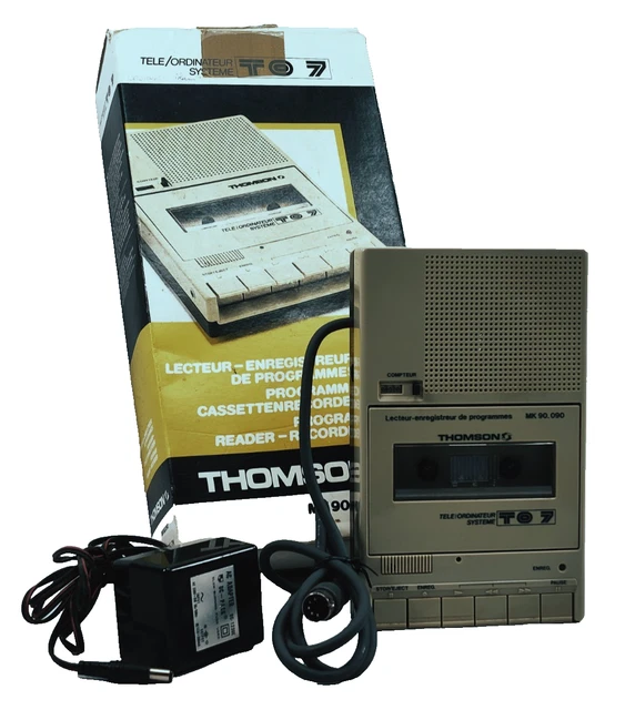 Thomson TO7 - Lecteur Enregistreur MK 90.090 Avec Notice - Vintage