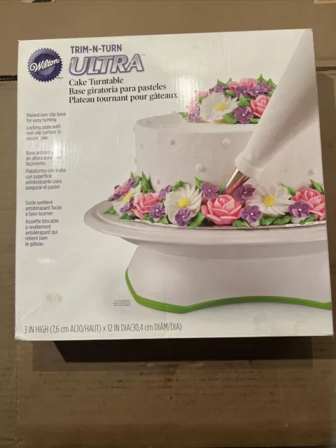 Wilton Trim-N-Turn Ultra Pastel Decoración Mesa giratoria/pastel Soporte decorativo #1293