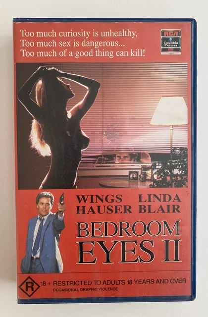 BEDROOM EYES 2 [VHS] RCA Columbia Hoyts Video Ex-Rental Tape 1989 Linda ...