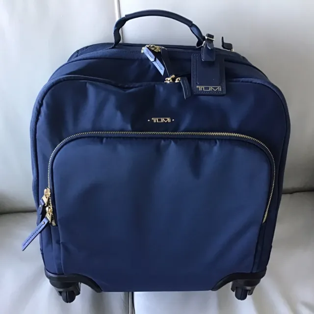 TUMI Tammie 4-Wheel Compact Carry-On | Navy | Never Used