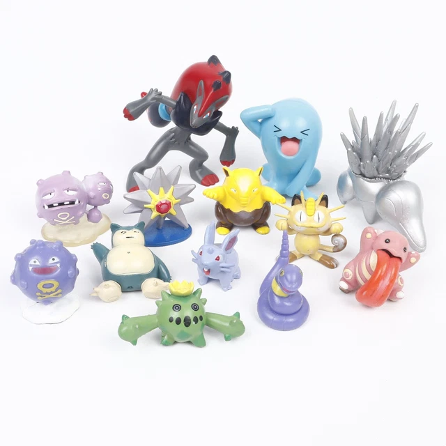 VINTAGE POKEMON COLLECTIBLE Vinyl Action Figures 90s Tomy CGTSJ +Extras