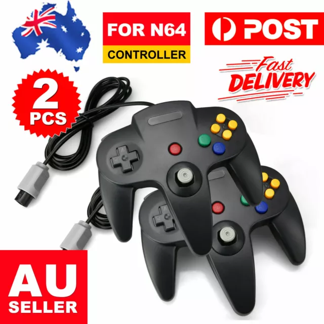 2X Classic Controller Games Gamepad Joystick For Nintendo 64 N64 System