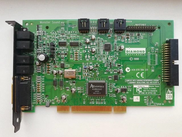 Diamond Monster Sound MX300 A3D サウンドカード DOS Days - Diamond Monster Sound MX300 (1998)