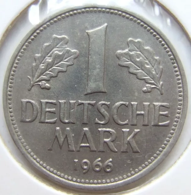 Moneta Rfg 1 Tedesco Marchi 1966 F IN Extremely fine