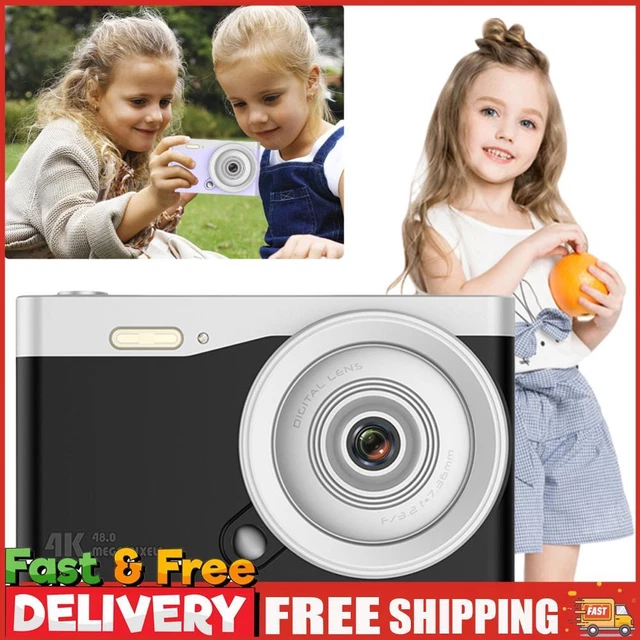 Appareil Photo Numérique Enfant Selvim – Écran IPS 2,4 Pouces, 40 MP, 32 Go, Coffret De Jeu