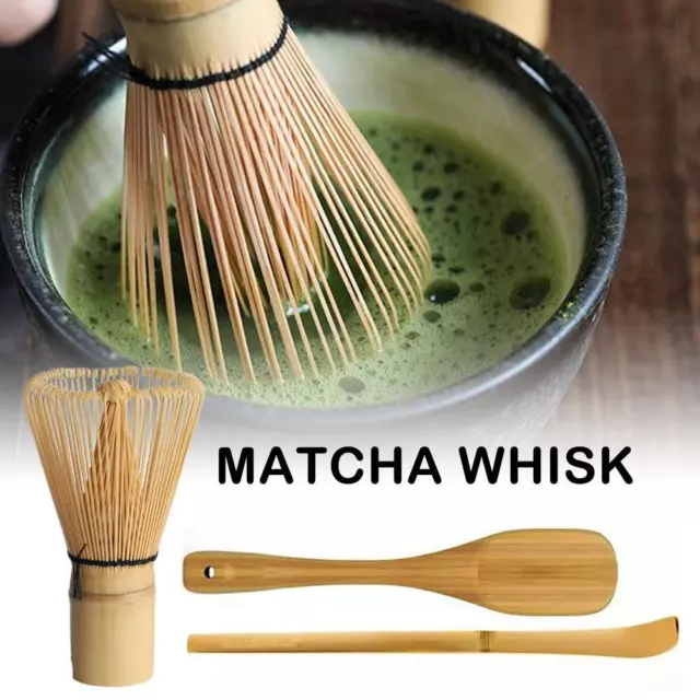 Matcha Whisk Set - Matcha Whisk, Traditional Scoop, Tea Spoon