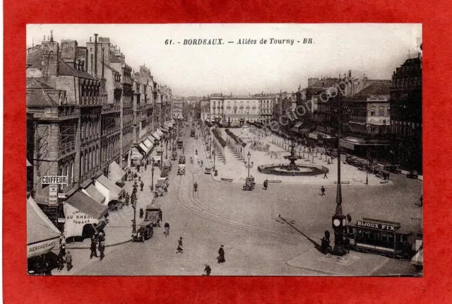 cpa 33 BORDEAUX - Allées de Tourny (1930)