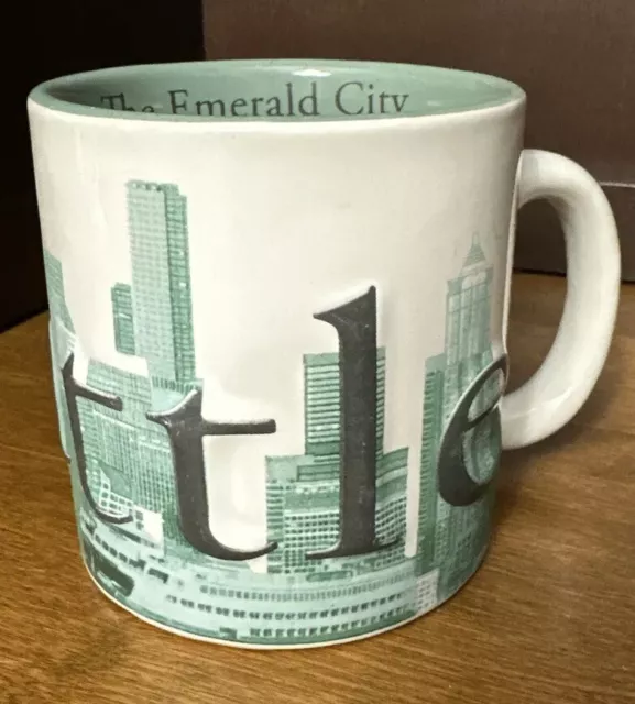 Coffee Mug Cup Seattle The Emerald City Jumbo Size