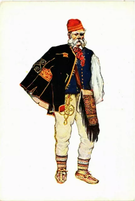 CPA AK Costume National Croate Paysan de la front CROATIA (597881)
