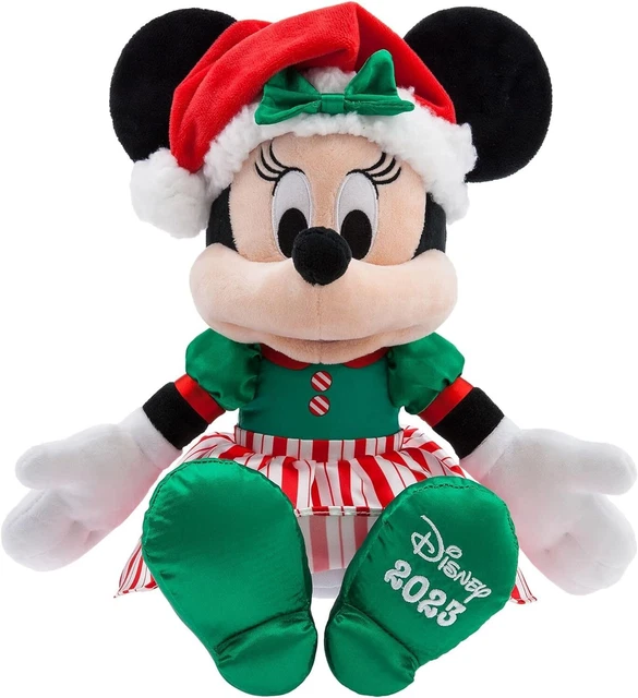 Peluche Minnie Noël 2023 28 Cm Disney Officiel Edition Limitée