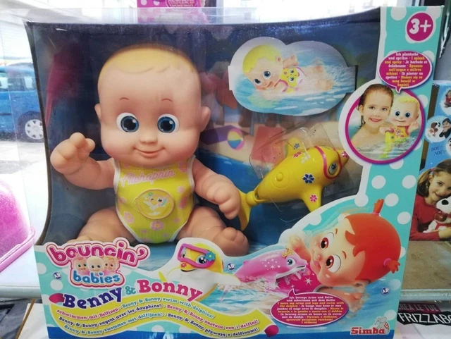 BOUNCIN' BABIES BENNY E Bonny Nuotano Con I Delfini Bambolotto EUR