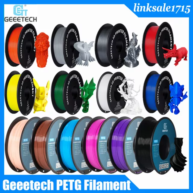 Geeetech PETG 3D Printer Filament 1.75mm 1kg Stiff&Durable Strength Filament