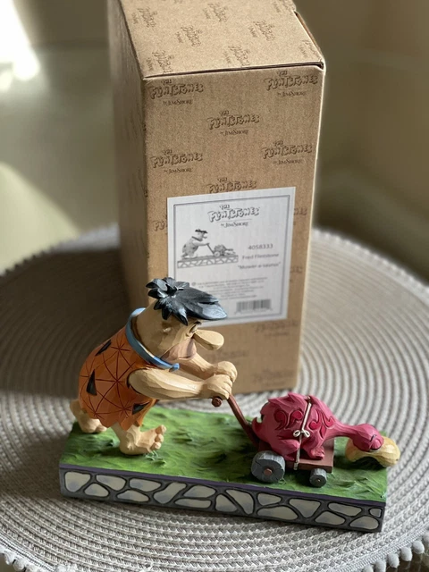 Hannasaurus RARE JIM SHORE Hanna-Barbera Fred Flintstones Figure “Mower-a-Saurus ...