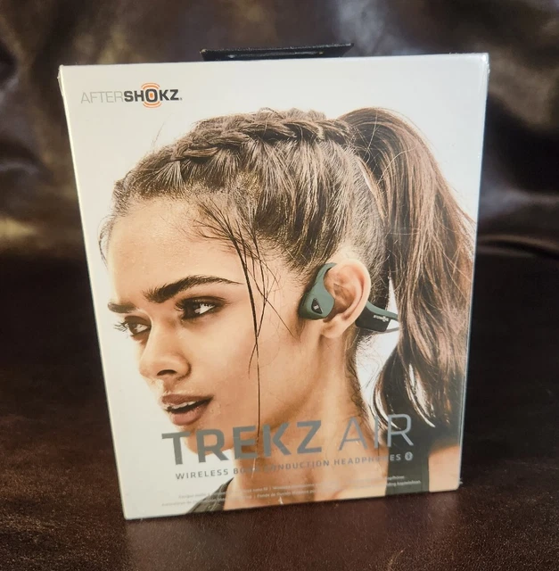 *NIB/SEALED* Trekz Air Wireless Bone Conduction Headphones, Green, AS650