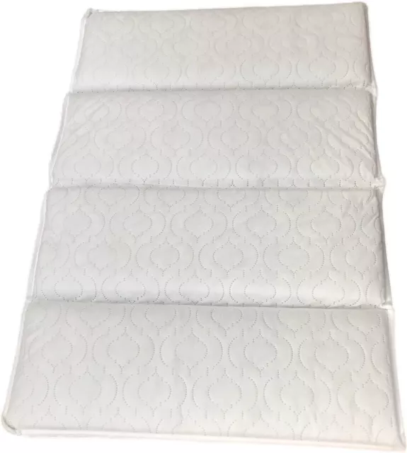 Colchón y bolso LAURA® cuádruple 119x59 cm compacto plegable para bebé cuna de viaje