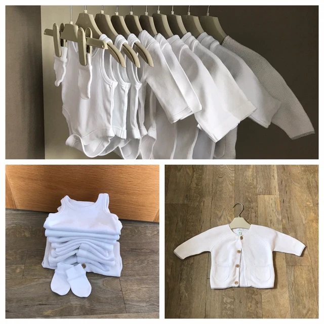 Tiny/Early/ Premature Gender Neutral / Unisex Boy / Girl Baby Clothes Bundle.
